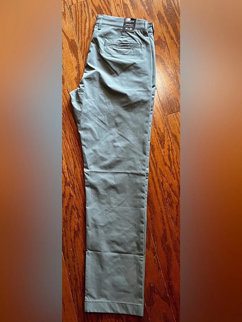 J. Crew Men’s Gray/Olive Green 30X30 Straight Flex Tech Pant
